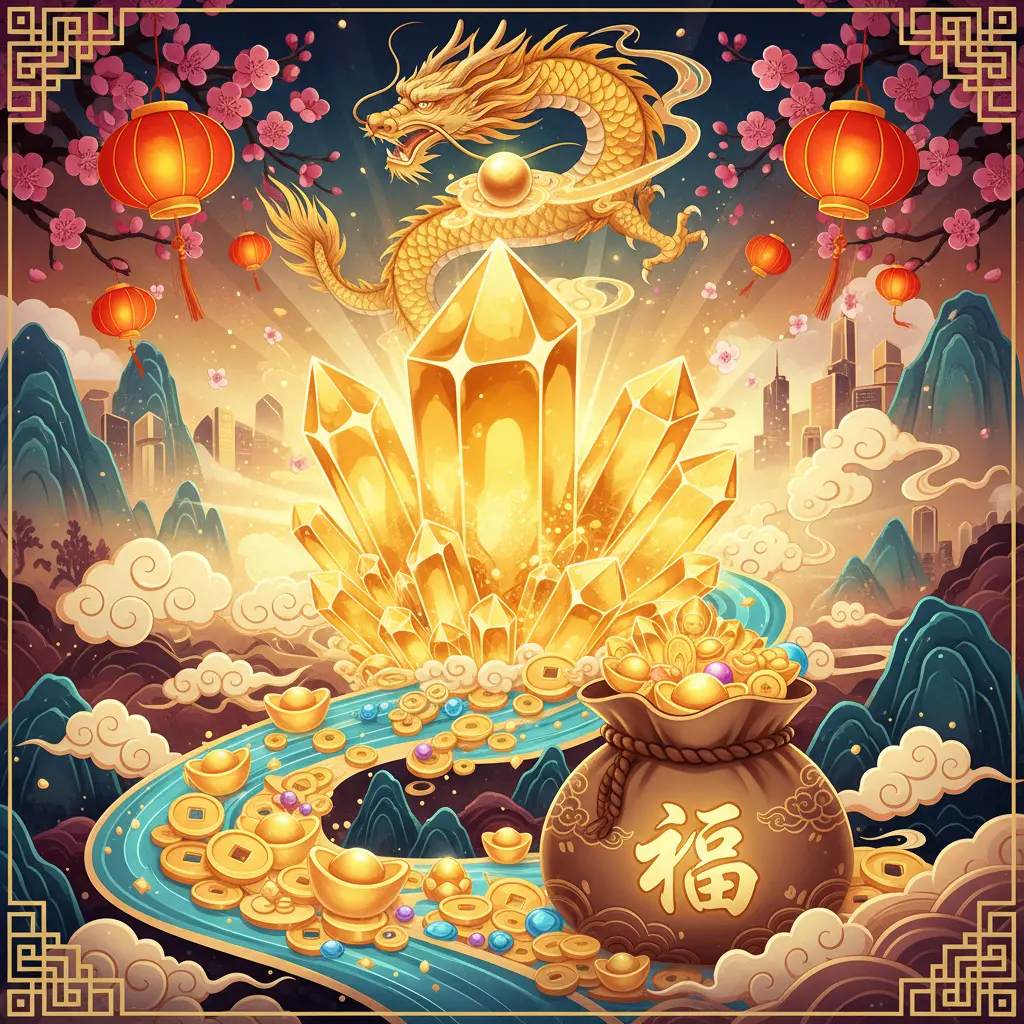 財運 - 黃水晶
